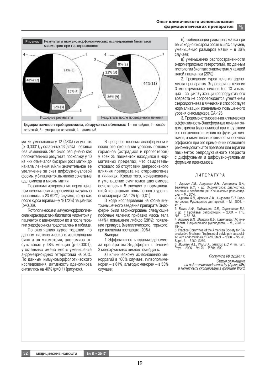 Информация для врачей и специалистов