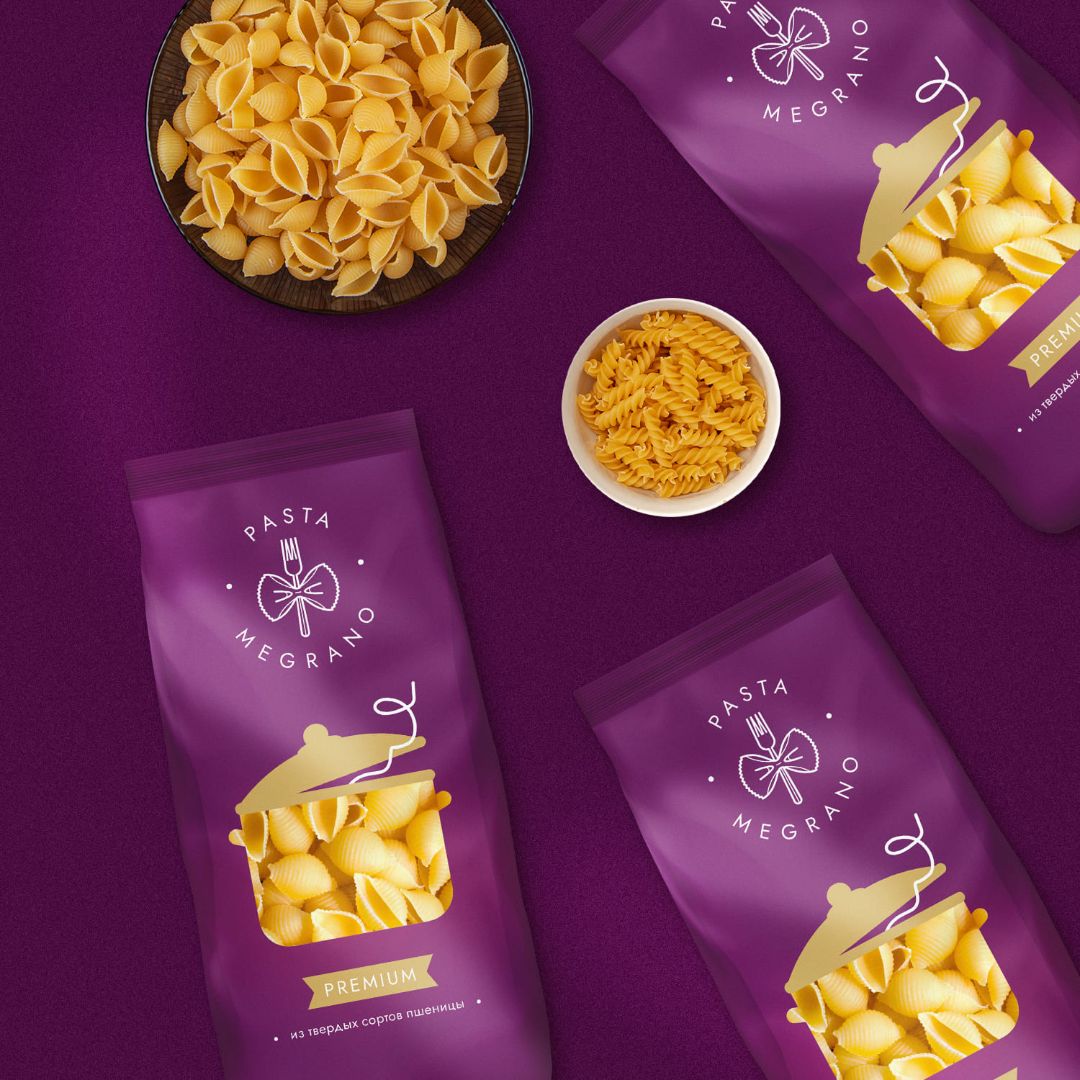 Premium pasta packaging design