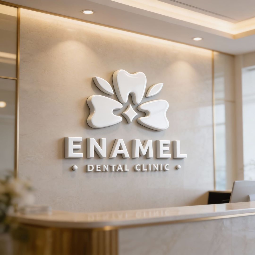 Logo for a dental clinic