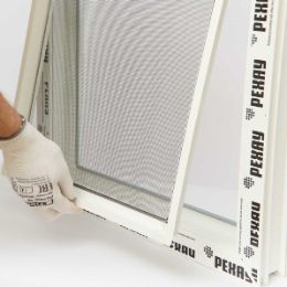 Антикошка Москитная сетка металлическая на пластиковые окна пвх внутренняя вставная сетка VSN