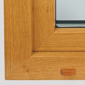 окна пластика дерево коричневое