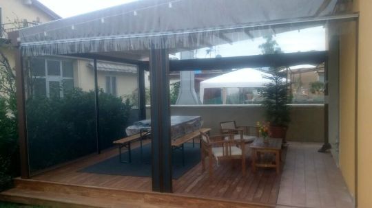 сетка плиссе Sharknet на террасу