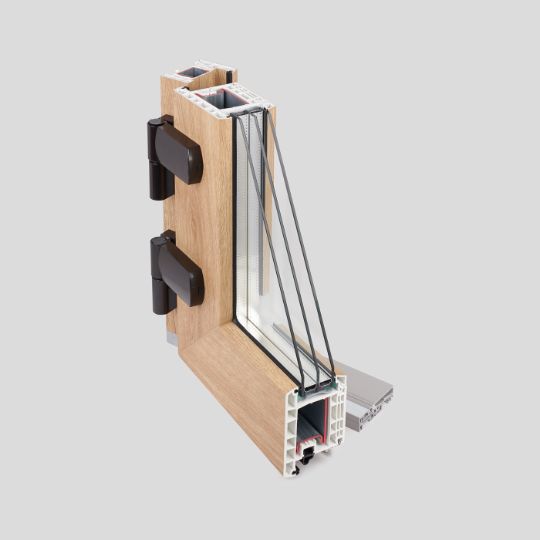 Пластиковые двери РЕХАУ ПВХ 80 м