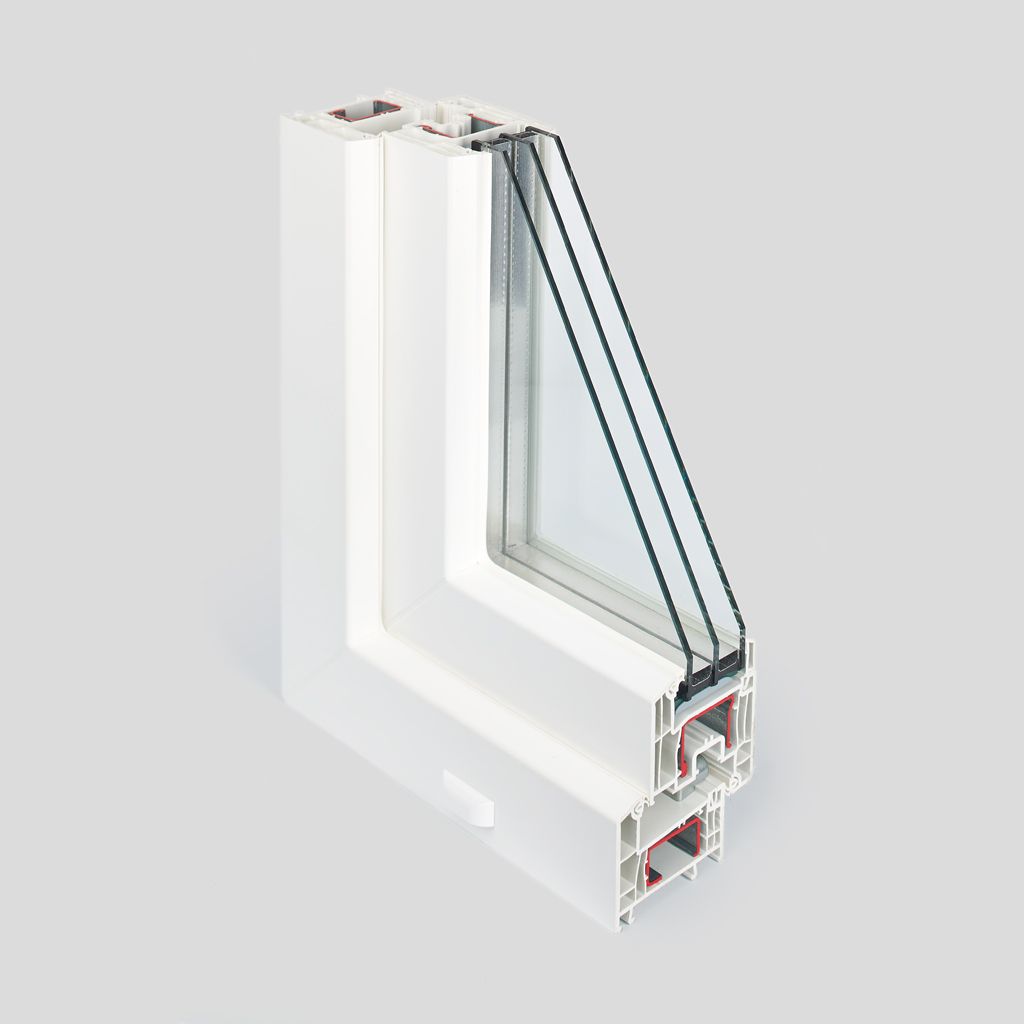Окно пластика Рехау Селект 70 фото снаружи