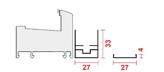 Сетка Гармошка Плиссе СКФ пороги высокий и низкий
