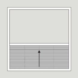 Сетки плиссе открывание вертикальное вверх