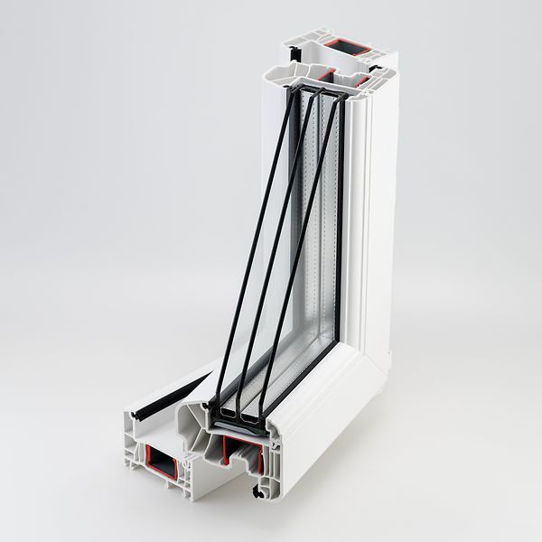 Окна Пластика РЕХАУ ИНТЕЛИО фигурный штапик