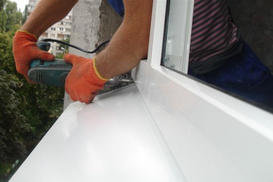 цена установка окна выравнивание