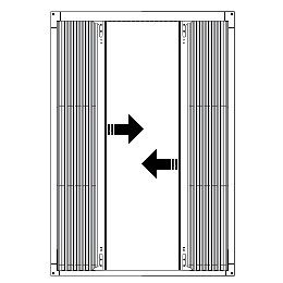 Сетки плиссе открывание встречное