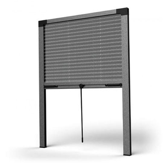 Сетка плиссе открывание вертикальное