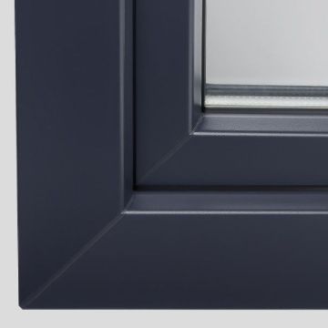 окна пластика серый антрацит