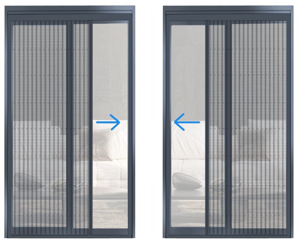 сетка плиссе дверь