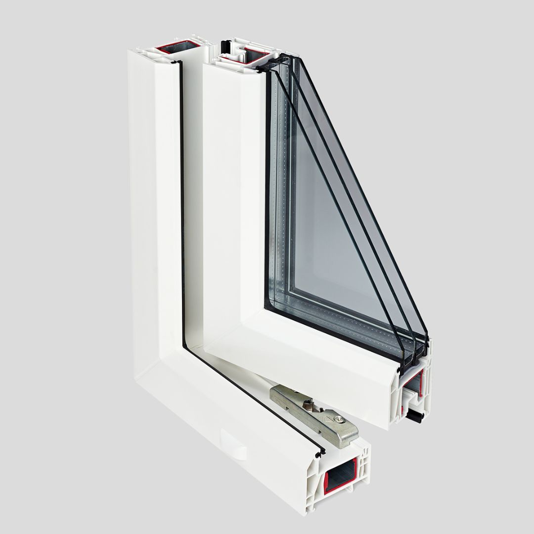 Окно пластика Рехау Грацио фото снаружи