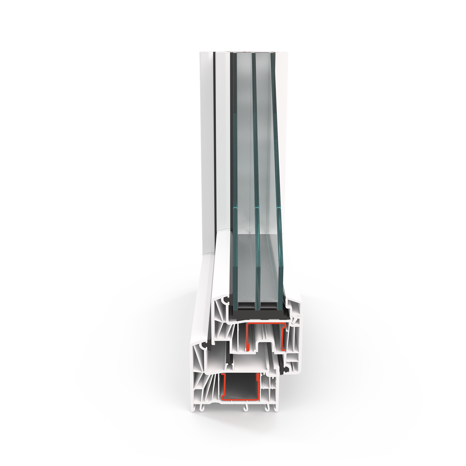 Окна Пластика РЕХАУ DIAMANT фигурный штапик