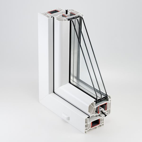 Окна Пластика РЕХАУ ИНТЕЛИО квадратный штапик