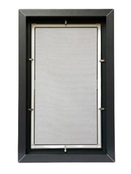 Москитная сетка нержавейка на окна Евросетка Крыло без сверления