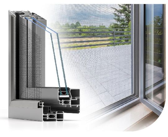 Москитная сетка алюминиевые окна alum sn