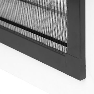 москитная сетка на пластиковые окна пвх серая черная