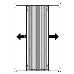 Сетки плиссе открывание реверсивное