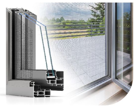 Черная Москитная сетка алюминиевые окна