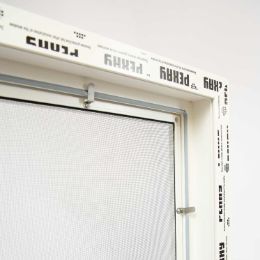 Антикошка Москитная сетка на пластиковые окна пвх Евросетка Крыло без сверления