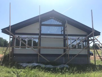 ideahouse,дом в стиле фахверк, фахверковыйдом под ключ, загородный дом, фахверк, каркасный дом, дом из клееного бруса