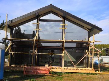 ideahouse,дом в стиле фахверк, фахверковыйдом под ключ, загородный дом, фахверк, каркасный дом, дом из клееного бруса