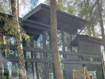 ideahouse,дом в стиле фахверк, фахверковыйдом под ключ, загородный дом, фахверк, каркасный дом, дом из клееного бруса