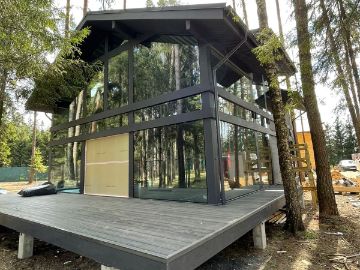 ideahouse,дом в стиле фахверк, фахверковыйдом под ключ, загородный дом, фахверк, каркасный дом, дом из клееного бруса