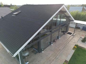 ideahouse,дом в стиле фахверк, фахверковыйдом под ключ, загородный дом, фахверк, каркасный дом, дом из клееного бруса