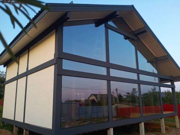 ideahouse,дом в стиле фахверк, фахверковыйдом под ключ, загородный дом, фахверк, каркасный дом, дом из клееного бруса