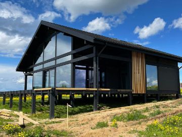 ideahouse,дом в стиле фахверк, фахверковыйдом под ключ, загородный дом, фахверк, каркасный дом, дом из клееного бруса