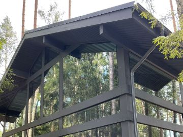 ideahouse,дом в стиле фахверк, фахверковыйдом под ключ, загородный дом, фахверк, каркасный дом, дом из клееного бруса