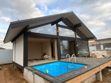 ideahouse,дом в стиле фахверк, фахверковыйдом под ключ, загородный дом, фахверк, каркасный дом, дом из клееного бруса