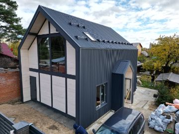 ideahouse,дом в стиле барнхаус, барнхаус под ключ, загородный дом, барнхаус, каркасный дом, дом из клееного бруса