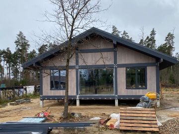 ideahouse,дом в стиле фахверк, фахверковыйдом под ключ, загородный дом, фахверк, каркасный дом, дом из клееного бруса