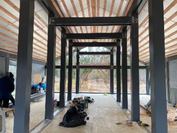 ideahouse,дом в стиле фахверк, фахверковыйдом под ключ, загородный дом, фахверк, каркасный дом, дом из клееного бруса