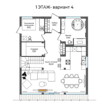 планировка фахверкового дома, фахверк, дом в стиле фахверк
