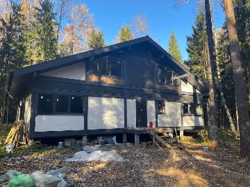 ideahouse,дом в стиле фахверк, фахверковыйдом под ключ, загородный дом, фахверк, каркасный дом, дом из клееного бруса