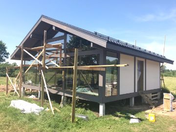 ideahouse,дом в стиле фахверк, фахверковыйдом под ключ, загородный дом, фахверк, каркасный дом, дом из клееного бруса