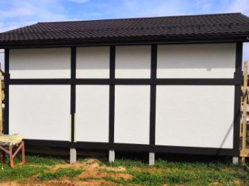 ideahouse,дом в стиле фахверк, фахверковыйдом под ключ, загородный дом, фахверк, каркасный дом, дом из клееного бруса