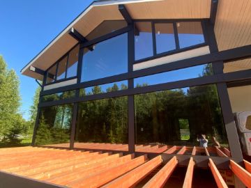 ideahouse,дом в стиле фахверк, фахверковыйдом под ключ, загородный дом, фахверк, каркасный дом, дом из клееного бруса