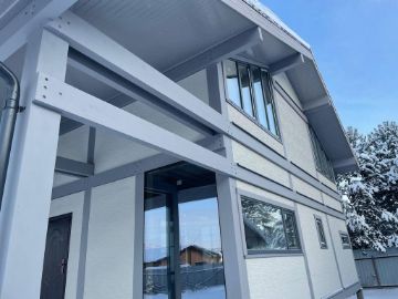 ideahouse,дом в стиле фахверк, фахверковыйдом под ключ, загородный дом, фахверк, каркасный дом, дом из клееного бруса