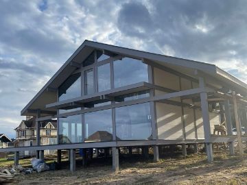 ideahouse,дом в стиле фахверк, фахверковыйдом под ключ, загородный дом, фахверк, каркасный дом, дом из клееного бруса