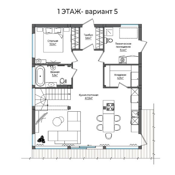 планировка фахверкового дома, фахверк, дом в стиле фахверк