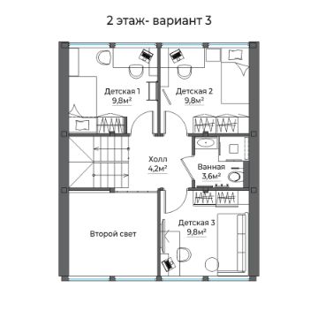планировка дома барнхаус, барнхаус, дом в стиле барнхаус