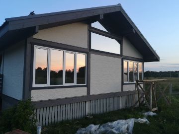 ideahouse,дом в стиле фахверк, фахверковыйдом под ключ, загородный дом, фахверк, каркасный дом, дом из клееного бруса