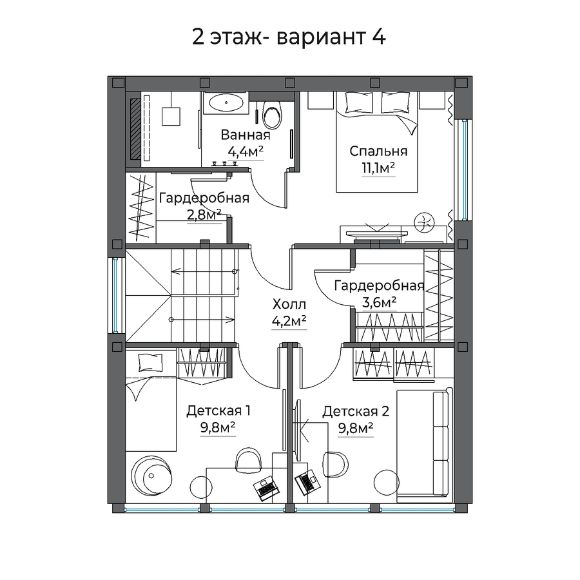 планировка дома барнхаус, барнхаус, дом в стиле барнхаус