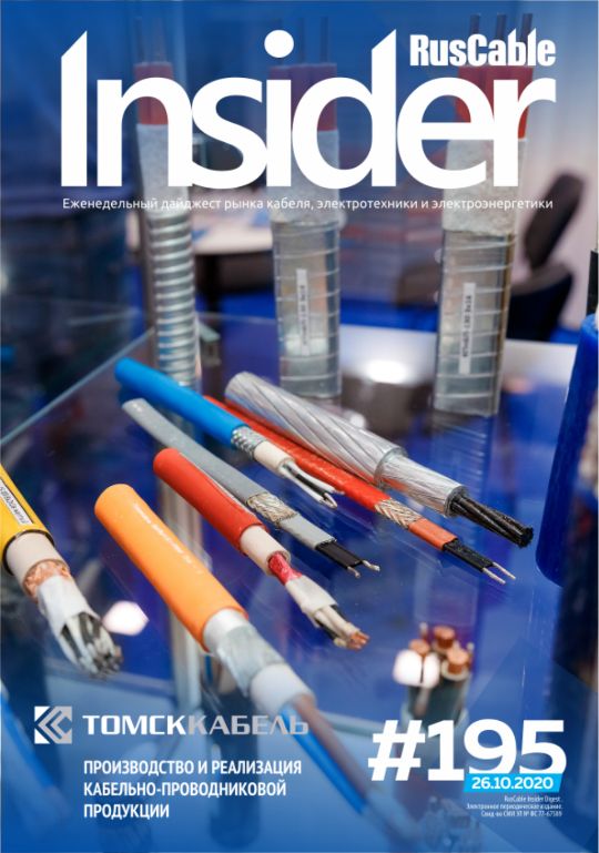 Журнал о кабельном бизнесе RusCable Insider Digest» Выпуск № 195 от 26 октября 2020 года