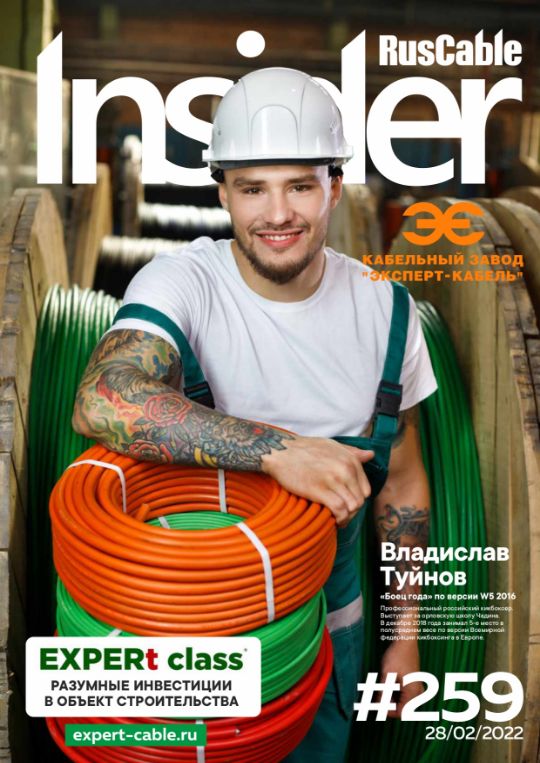 Журнал о кабельном бизнесе RusCable Insider Digest» Выпуск № 259 от 28 февраля 2022 года